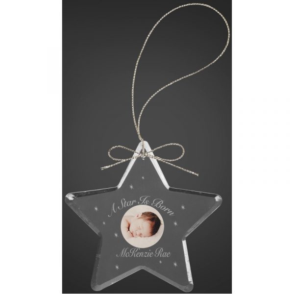 3" Crystal Star Ornament