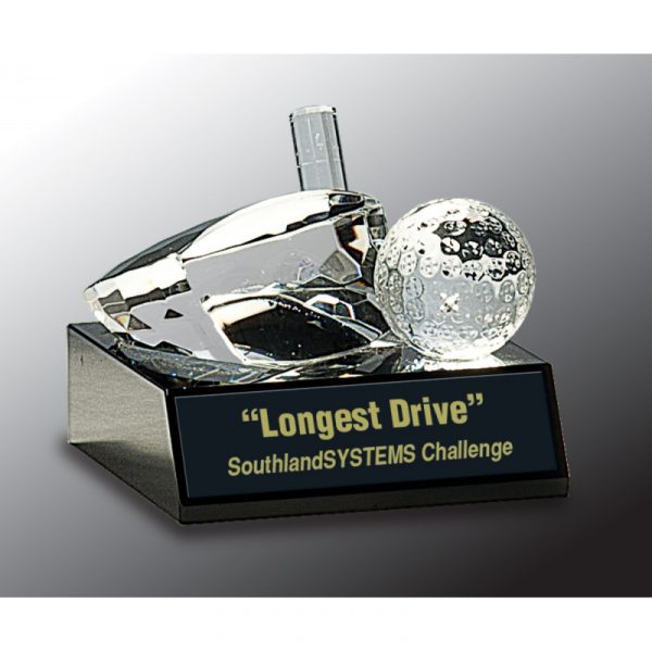 Crystal Golf ball Club Acrylics and Glass