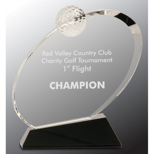 Crystal Golf Award Acrylics and Glass