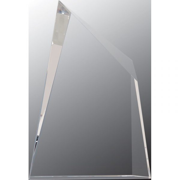 Crystal Facet Wedge Acrylics and Glass