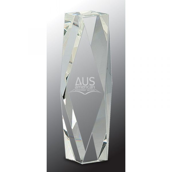 Crystal Facet Tower Acrylics and Glass