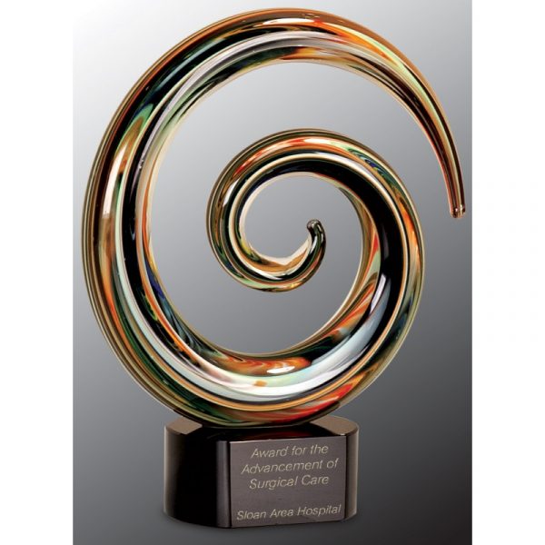 Swirl Art Glass Acrylics and Glass