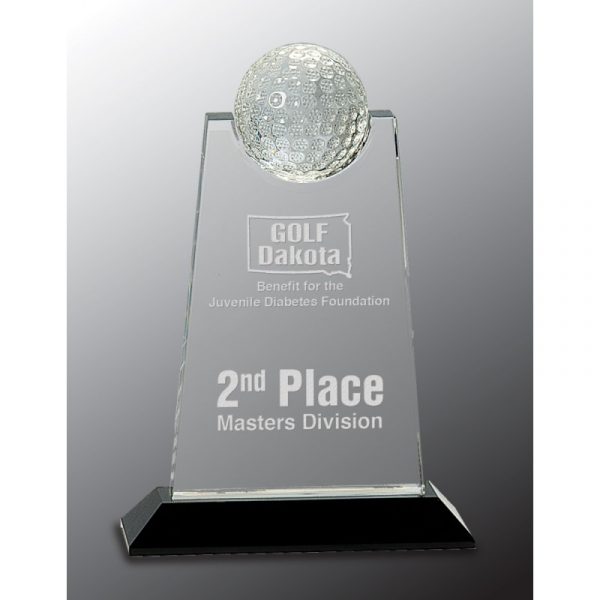 Crystal Golf Tablet Acrylics and Glass