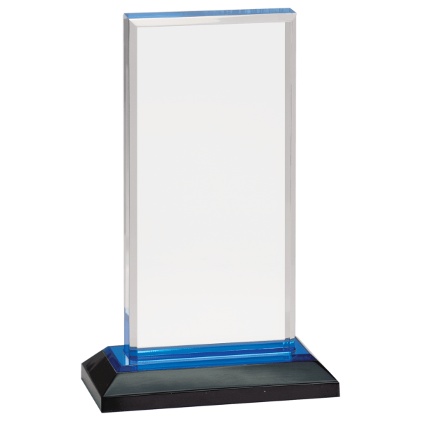 5" x 8" Blue Beveled Impress Acrylic Award