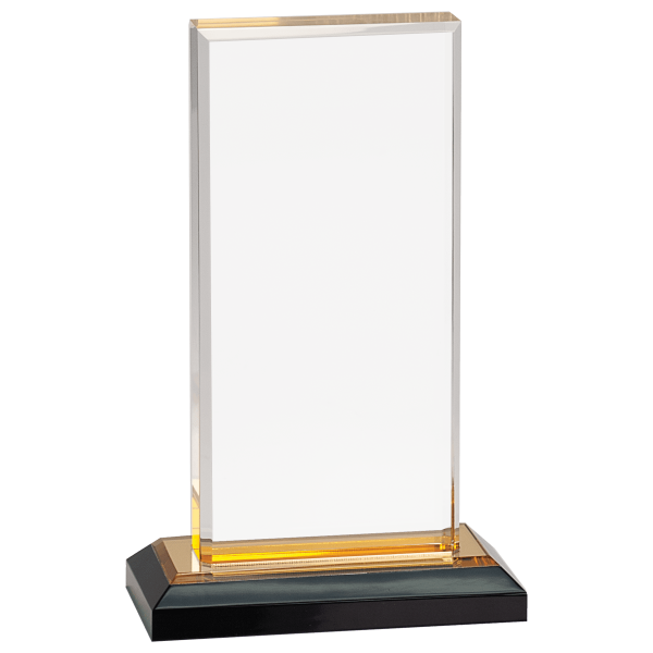 5" x 8" Gold Beveled Impress Acrylic Award