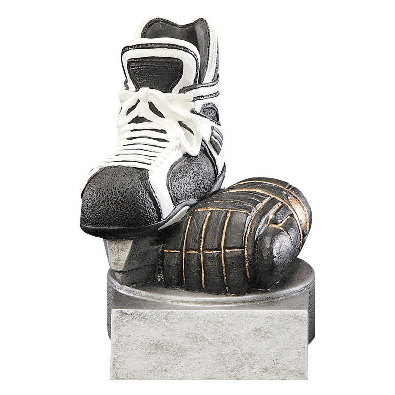 4" Color Tek Resin Hockey Trophy