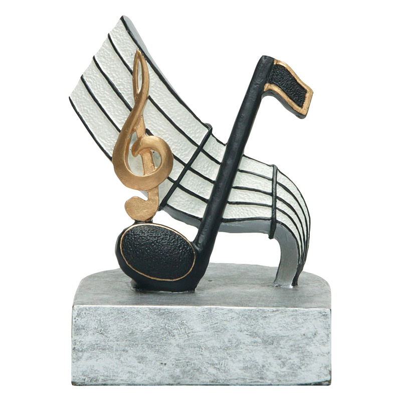 4" Color Tek Resin Music Trophy